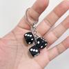 Multicolor Dice Keychain Personalized Number Pendant Bag Accessories Couple Family Keychain Pendant