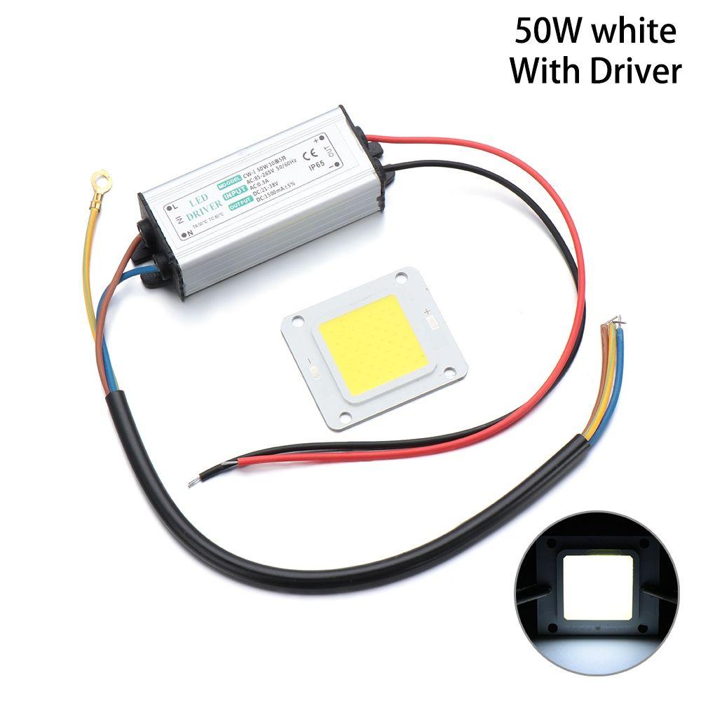 For Flood Bulb Lamp Light Source LED COB Chip 10W 20W 30W 50W 70W 100W with Power Supply Driver