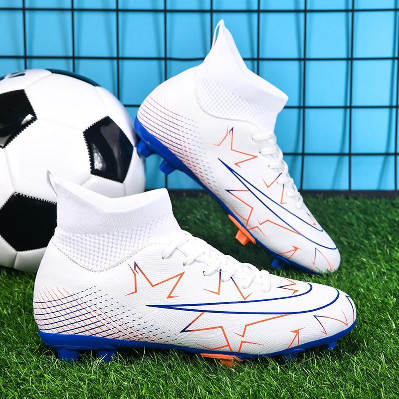 FG/TF Men Football Field Boots Long Spike Original Fast Society Training Football Shoes Grass Indoor Cleats Sneaker Soccer Shoes
