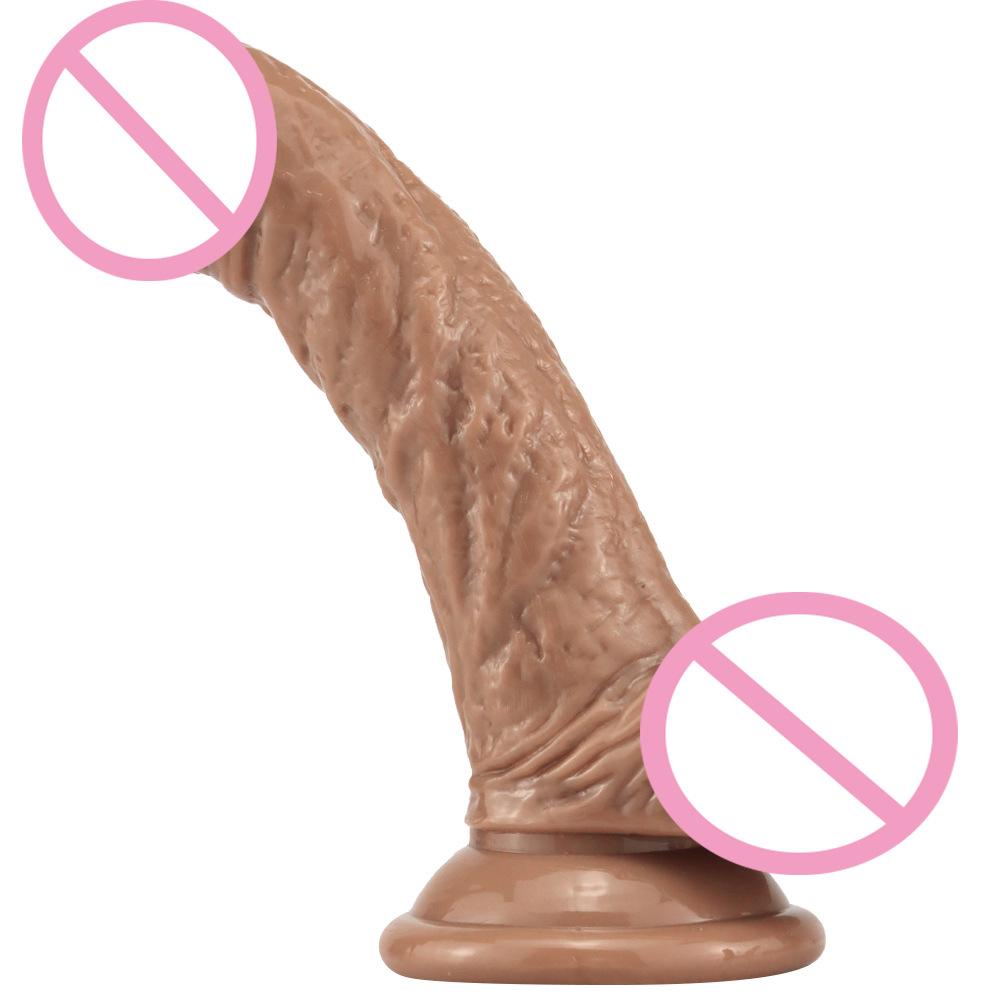 New Mini Dildo Simulation Transparent Crystal Anal Plug Male and Female Masturbation Device