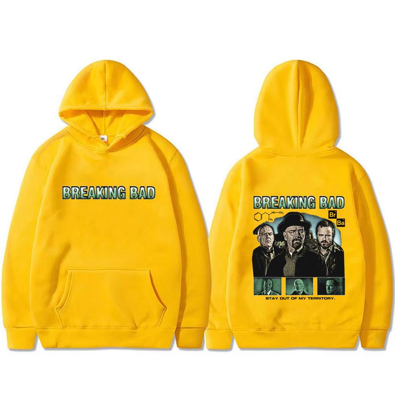 Heisenberg TV Breaking Bad Stay Out of My Territory Hoodie Better Call Saul Hooded Tracksuit Men Women Hoodies