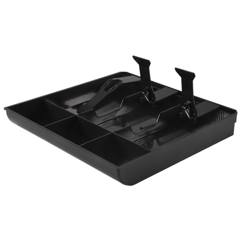 ABWR-Money Cash Coin Register Insert Tray Replacement Cashier Drawer Storage Register Tray Box Classify Store