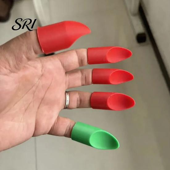 Gardening Finger Covers 5Pcs Protectors for Digging Reusable Guards Portable Tools Planting Transplanting Protect Nails from Dirt And Damage