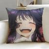 popular anime character Kaoruko Waguri Cushion Cover Soft & Easy-Wash Pillow Case – Versatile for Couch, Bed, Travel and Office