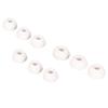 Memory Foam Ear Tips Silicone Comfortable Perfect Fit Replacement Ear Tips for IOS Earbuds Pro One Pair Each of Small,