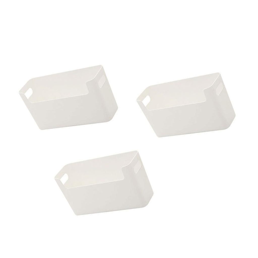 Set of 3 Wall Mounted Storage Box for Bathroom Easy Install No Drill Organizer Waterproof Kitchen Accessories Holder