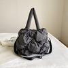 2024 New Bubble Down Cotton Bag Female Pleated Nylon Shoulder Crossbody Bag For Women Large Capacity Fashion Armpit Bags