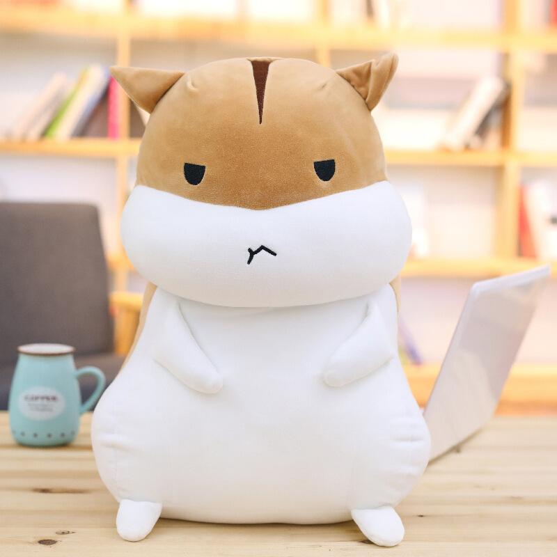 Niedliches Hamster-Plüschtier, Kissen, Stoffpuppe, kleine Puppe, Mädchen, Schlafbett, Kindergeburtstagsgeschenk