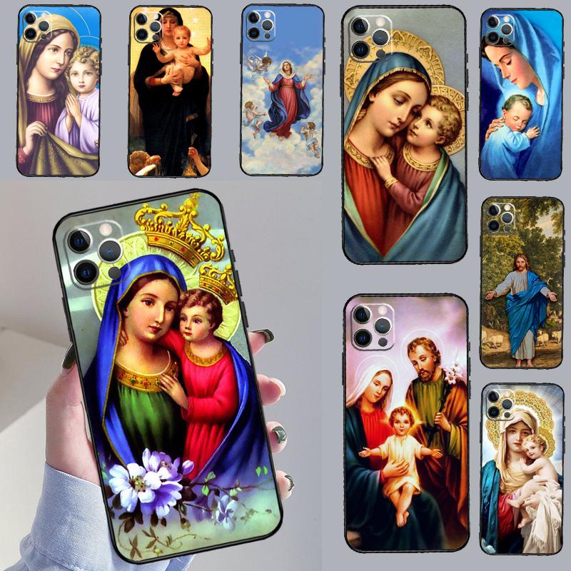 Religious Mary and Jesus For OPPO Reno 12F 13F 14F 11F 10 11 12 13 14 Pro 8T 7 8 Lite OPPO Find X9 X8 X6 X5 Pro Case