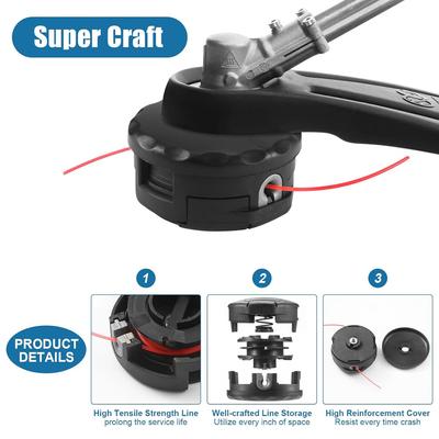 Tête de coupe de rechange pour Echo Speed Feed 400 SRM-230 SRM225 SRM-210 SRM2100 Echo Weed Eater