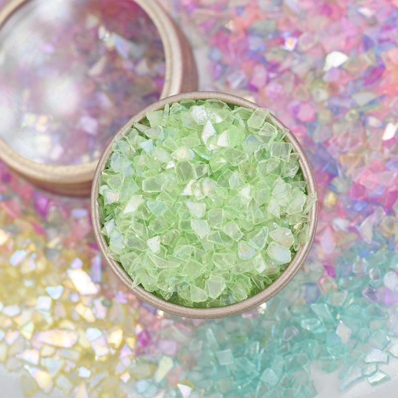 Nail Fragments Metallic Sequins DIY Flat Sheet Patch Irregular Special-Shaped Ornament Nail Decoration