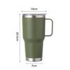 Zhiyue 30 304 Stainless Steel Insulated Straw Car Mug