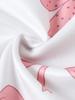 Conjunto de Body con Lazo para Bebé Nuevo Otoño 2025: Body Blanco de Manga Larga, Pantalones Rosas, Sombrero