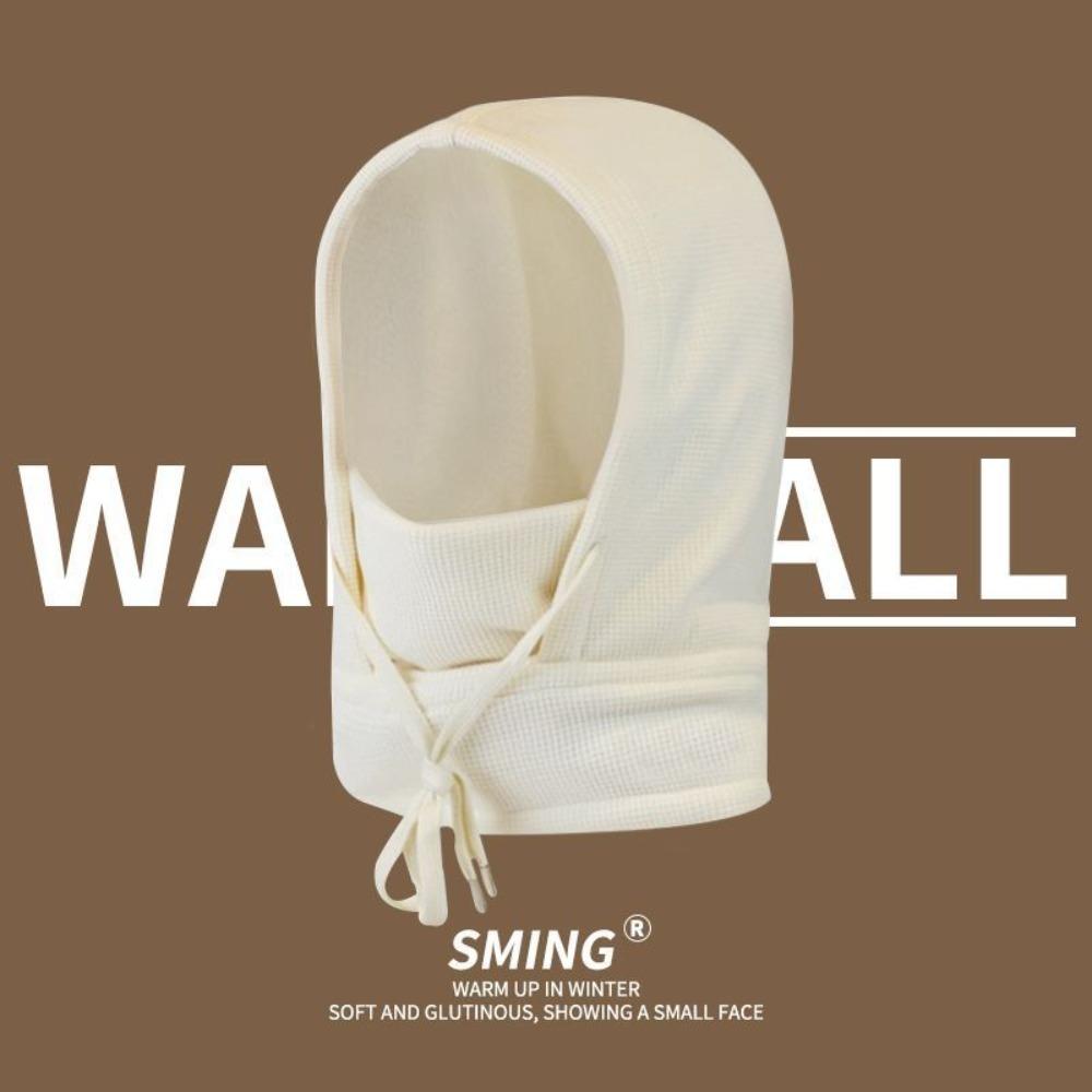 

Filter Screen Head Cap 4-in-1 Cold Hat New Mask Cap Autumn Winter бежевий