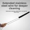 1pc Radiator Cleaner Brush Multi-Purpose Bendable Long Thin Cleaner Duster Cleaning For Vents Air Conditioners
