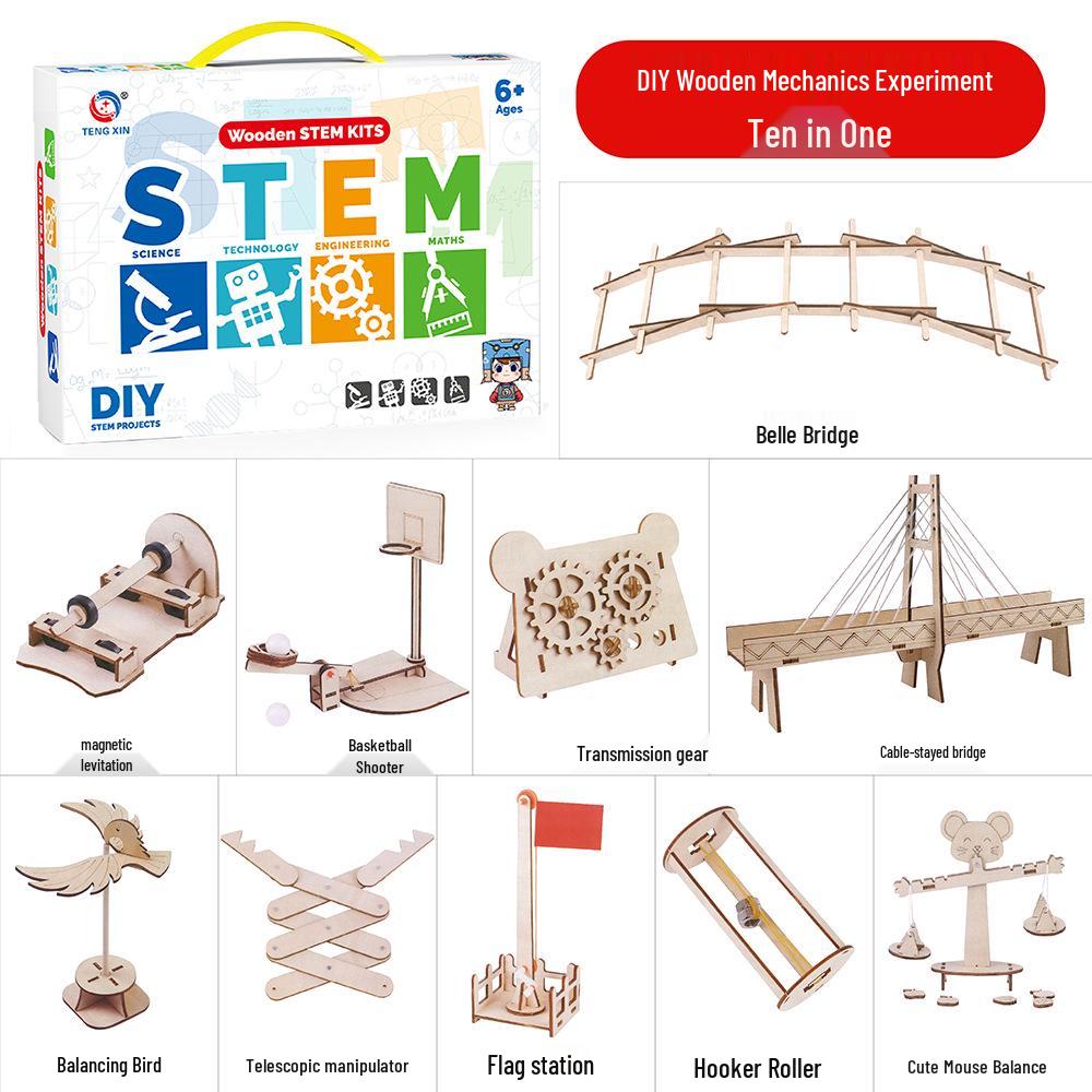 

Elementary Science Experiment Kit: DIY Educational Toys & Technology Inventions