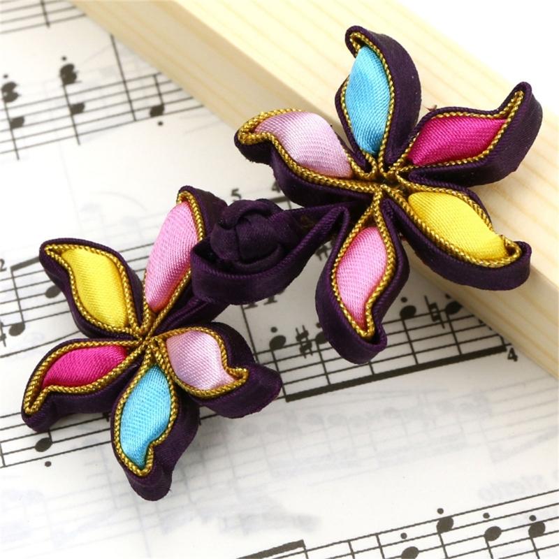 Chinese Knot Frog Buttons Cheongsam Buttons Flower Chinese Closures Buttons Sewing Fasteners for DIY Chinese Cloaks Coat