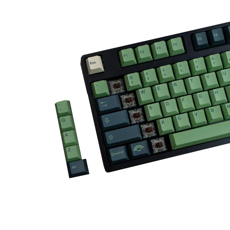 For  Earth Keycaps PBT Sublimation for MX Hes  Mechanical Keyboards 142 Keys 6.25U 7U Space 1.75u 2u