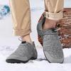 Couple's Winter Cotton Shoes Plush Warm Indoor Walking Shoes Elastic Flats Winter Warm Casual Shoes Anti-slip Soft Sole
