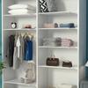 Adjustable Wardrobe Storage Shelves Wall Mounted Partition Layered Rack for the Wardrobe Closet Bathroom Retractable Organizer