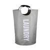 Home Large Capacity Clothes Storage Bag Oxford Cloth Laundry Bag Round Handle Dirty Laundry Storage Basket