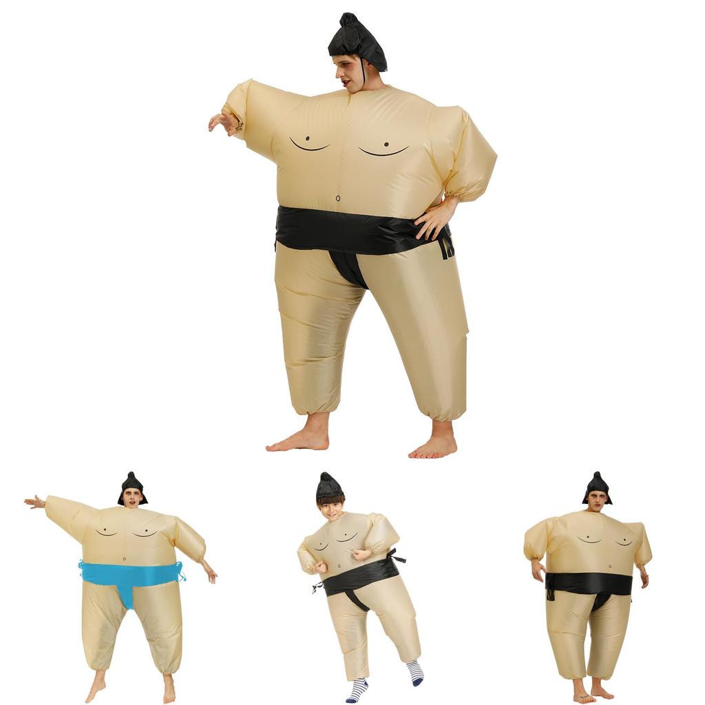 Costum gonflabil unic de luptător sumo, excelent pentru copii și adulți la fiecare celebrare