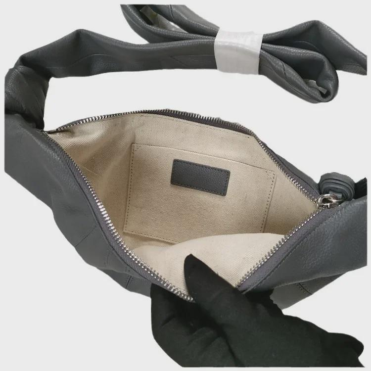 2024 Genuine Leather Croissant Shoulder Bag - Versatile Women's Crossbody Handbag