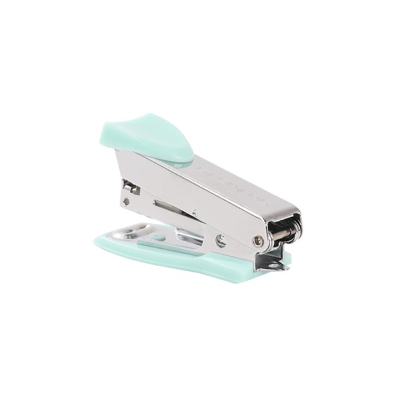 Macaron Color Mini Stapler - Portable, Handheld, Labor-Saving Stapler for Office or Student Use