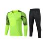 Fußballtrikot Jugend Torwarttrikot Set Erwachsenen Torwartuniform Schaumstoffgepolsterter Torwartoberteil und Hose