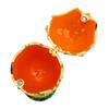 Egg Style Trinket Box Hinged Enamelled Rhinestones Multifunctional Home Decor Alloy Vintage Jewelry