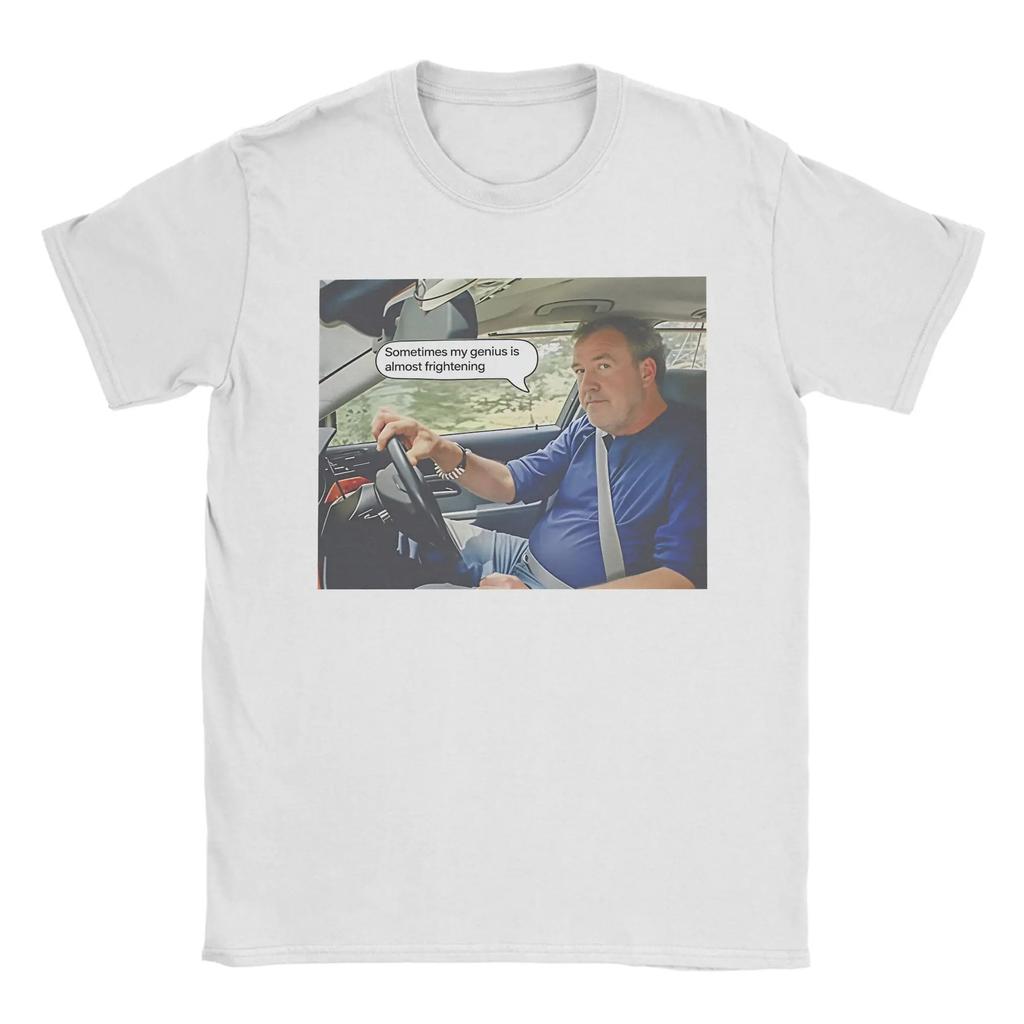 Jeremy Clarkson Protect Us From Electric Motors Anti EV Funny Quote Car Enthusiast Printed Cotton T-shirt Men Women Tee Summer Casual Fashion Clothing