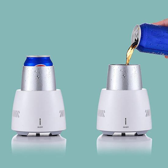 Refroidisseur De Boissons Intelligent, Mini Tasse De Refroidissement Rapide Instantanée Portable, Refroidisseur De Boissons Pour Machine à Boissons Froides électrique Adapté Aux Bars, Cafés, Fêtes, Re