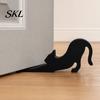 Heavy Duty Wedge Non-Slip Decorative Doorstop, 3D Printed Animal Door Wedge, Cat Functional Shaped Decor Puppy Design Stopper for Bedroom Home Sturdy