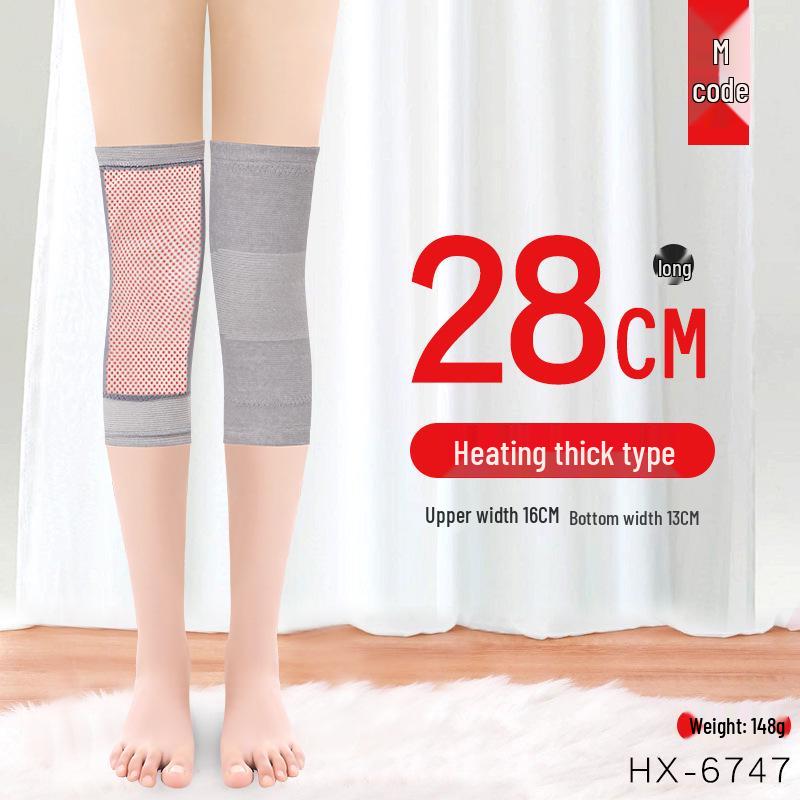 Beifuß Heiz-Kniebandage: Wärme für kalte Beine und Gelenkschmerzlinderung, Unisex Langarm für Herbst und Winter