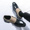 Men's British Style Formal Monk Strap Derby Dress Shoes for Weddings and Business Attire