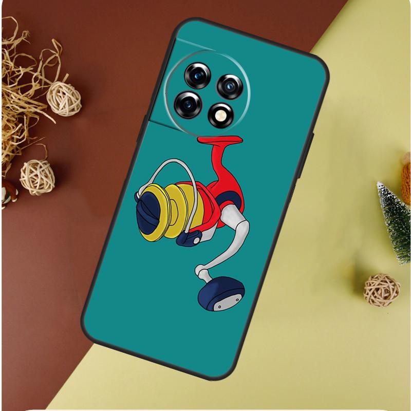 Fishing Rod Tool For OnePlus 13 13R 12 12R 11 9 10 Pro 8T 9RT 10T 10R Nord 4 CE 2 3 Lite N20 N30 Phone Case