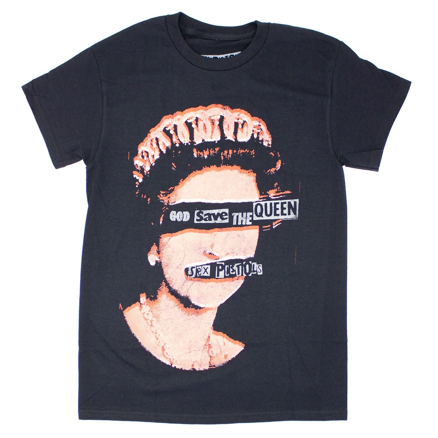 Men s Sex Pistols God Save The Queen T-shirt XX-Large Black S