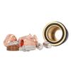 12Pcs Nozzle Electrode Kit Brass Plasma Torch Electrode Nozzle Tip Consumables for S45