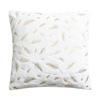 Decorative Pillowcase, Feathers, White