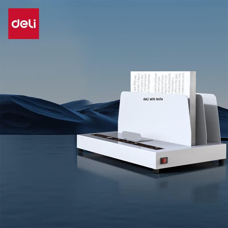 Deli 50mm Automatic Hot Melt Binding Machine CN plug (adapter included)