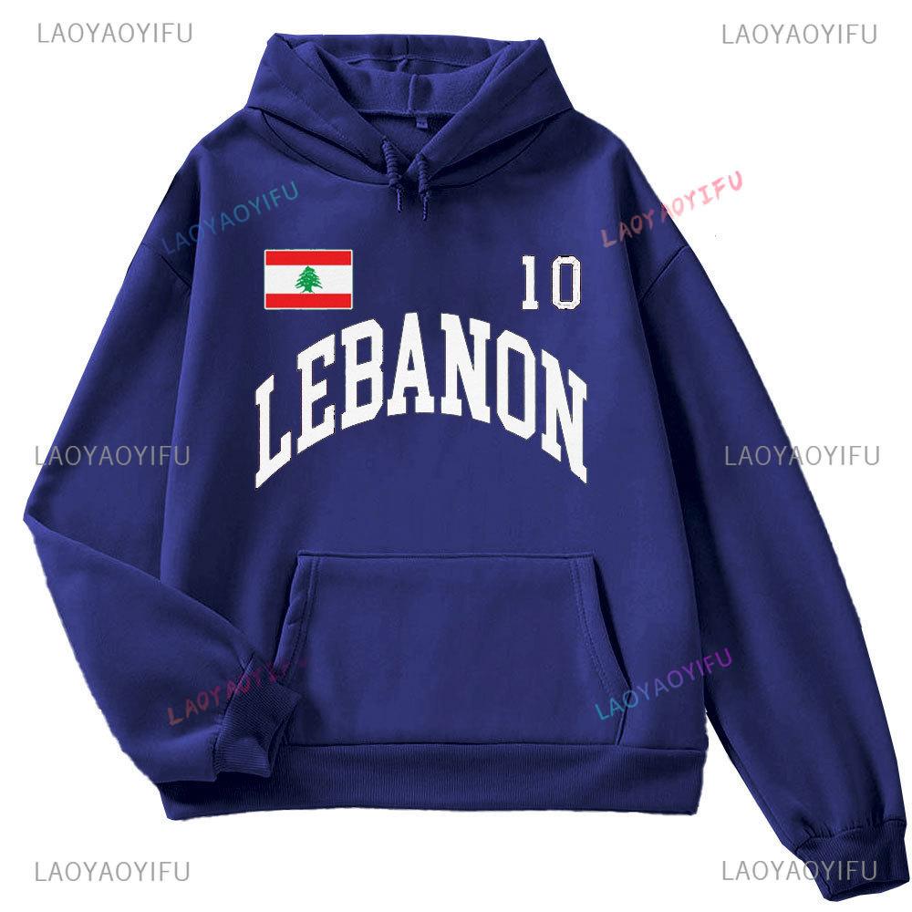 This Is Not My Dna Lebanon Flag Map Men's Long Sleeve Hoodie Autumn/Winter 2024 Lebanon Map Graphic Print Autumn Sweatshirt