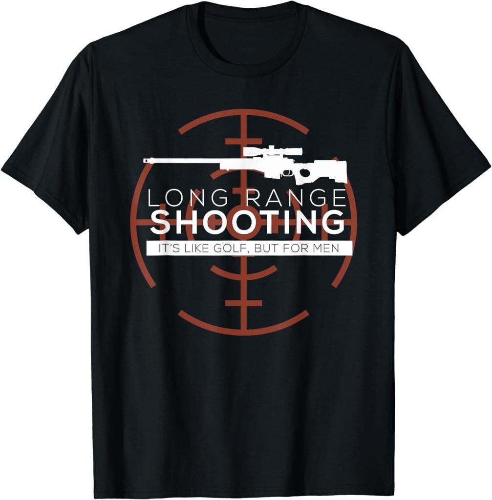 New Limited Long Range Shooting Vintage Marksman Shooter Gun Enthusiast T-Shirt Mens Womens Tees Top Tops Tee
