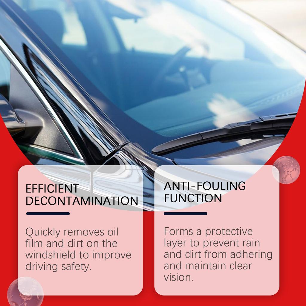 Car Windshield Oil Film Paste Car Glass Coating Decontamination Coating Transparent Cleaning 100ml