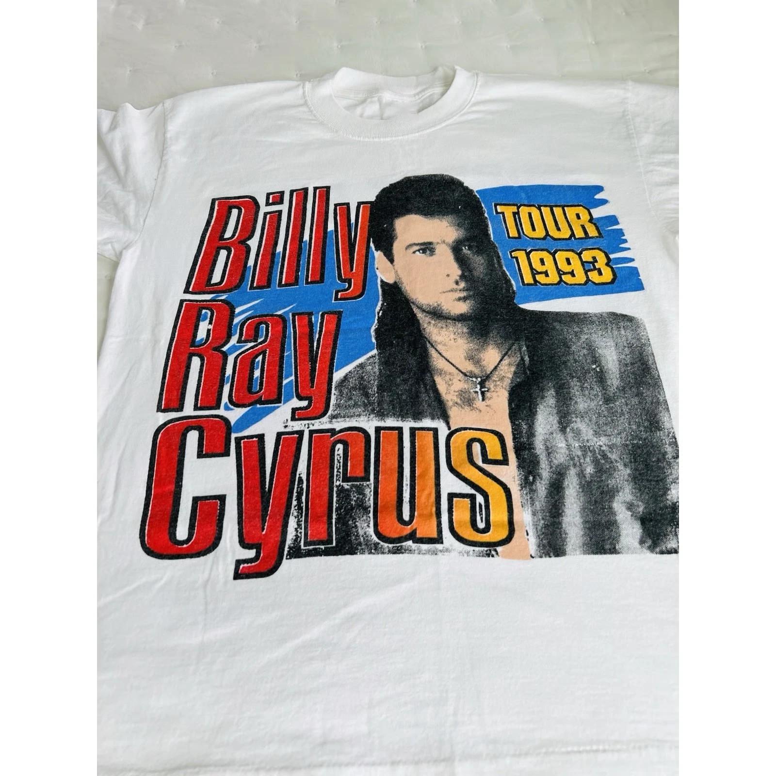 Billy Ray Cyrus Concert Tour T-Shirt Singer Fan Gift Top GS502 S