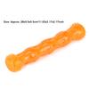Silicone Non Toxic Tasteless Safe Bite Resistant Pet Molar Teeth Cleaning Toy for Dogs Cats(Orange