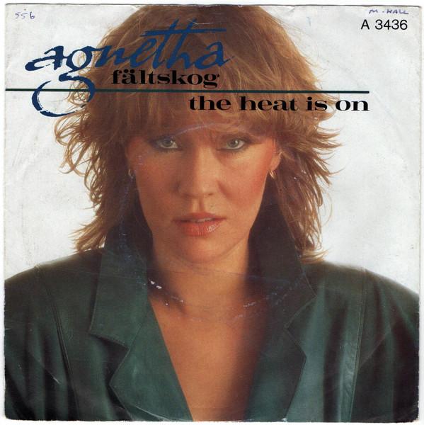 

7inch Record AGNETHA FÄLTSKOG - The Heat Is On A3436 Epic 1983 UK Pop Used