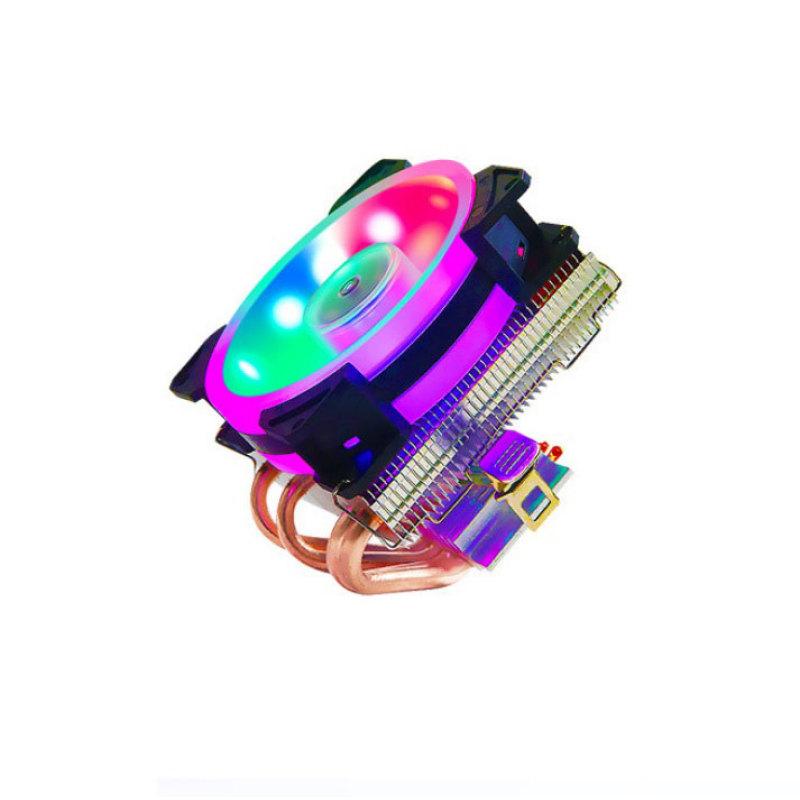 4 Copper Tubes Fans CPU Cooler LED CPU Cooling Fan PWM Silent CPU Cooler LGA/115X/775/AMD 3Pin PC