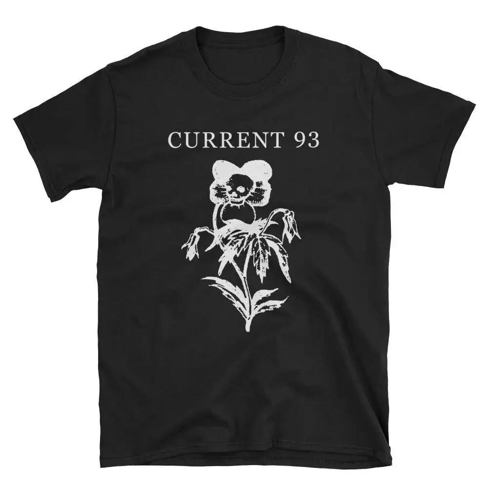Unisex Short Sleeve Crew Neck Cotton T Shirt Current 93 S