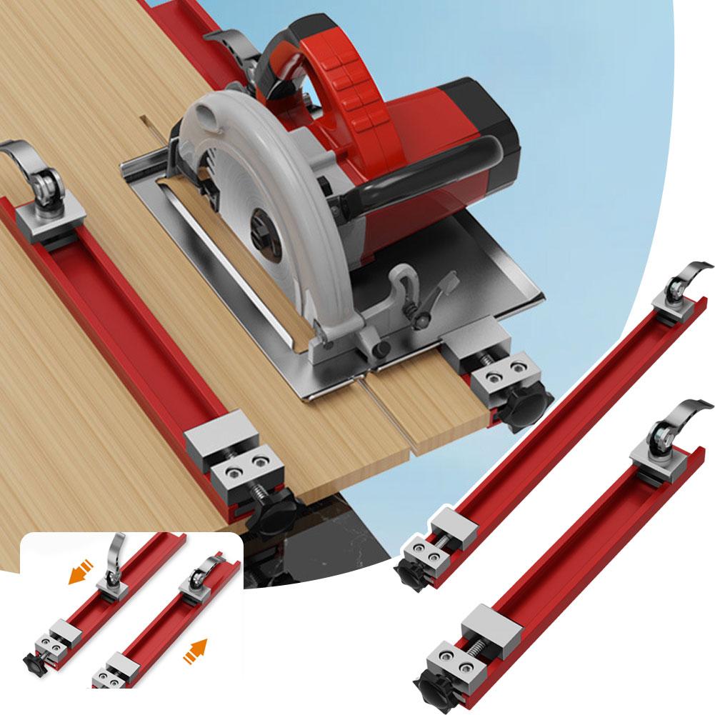 Circular Saw Guide Rail Precision Aluminum Alloy Adjustable Base For Woodworking Electric Machi N3M2