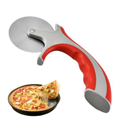 Grande rotella taglia pizza Lama in acciaio inox Protezione per le dita Impugnatura comoda Design premium Affettatrice versatile per pizza